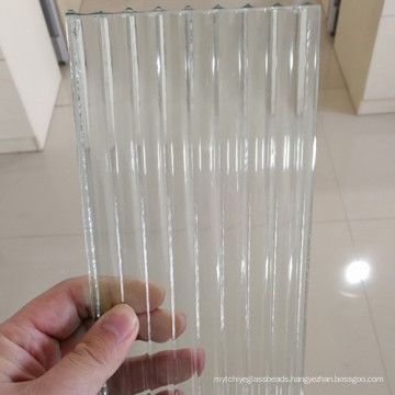 10mm clear Moru patterned glass